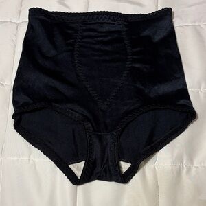 Vintage Cupid Black Shapewear Panties Medium